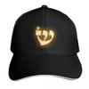 A Glowing Hebrew Letter Shin CalligraphyStyle AlefBet Baseball Cap GentleUnisex Hat Unique Hats New Hat Unisexs Womens