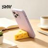 Стабильный держатель для телефона 3D-печатный сырный держатель, милый мини-крепление с держателем из твердого материала, кольцо-брелок, легкая портативная настольная подставка для