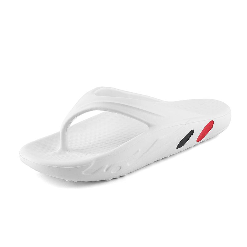 Модные летние тапочки большого размера для молодежи, мужские массажные нескользящие классные шлепанцы для улицы, дышащие сандалии с толстой подошвой