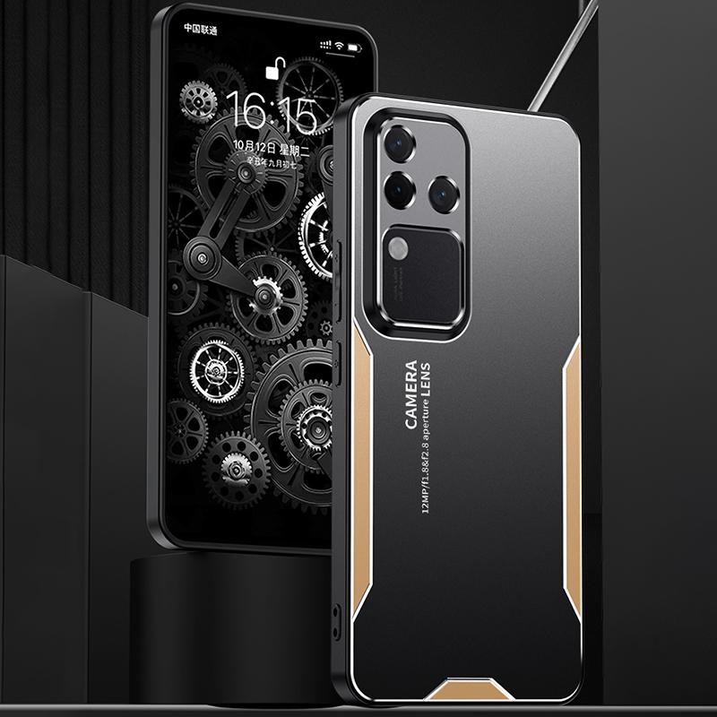 Для vivo S18 Pro 5G Чехол для мобильного телефона Ударопрочный Алюминиевый сплав+ПК+ТПУ Чехол для телефона