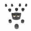 11Pcs/Set Car Door Buffer Bump Stop Shock Rubber For Mitsubishi Pajero Montero V31 V32 V33 V43 V45 V73 V77 V93 V97 1990-2000