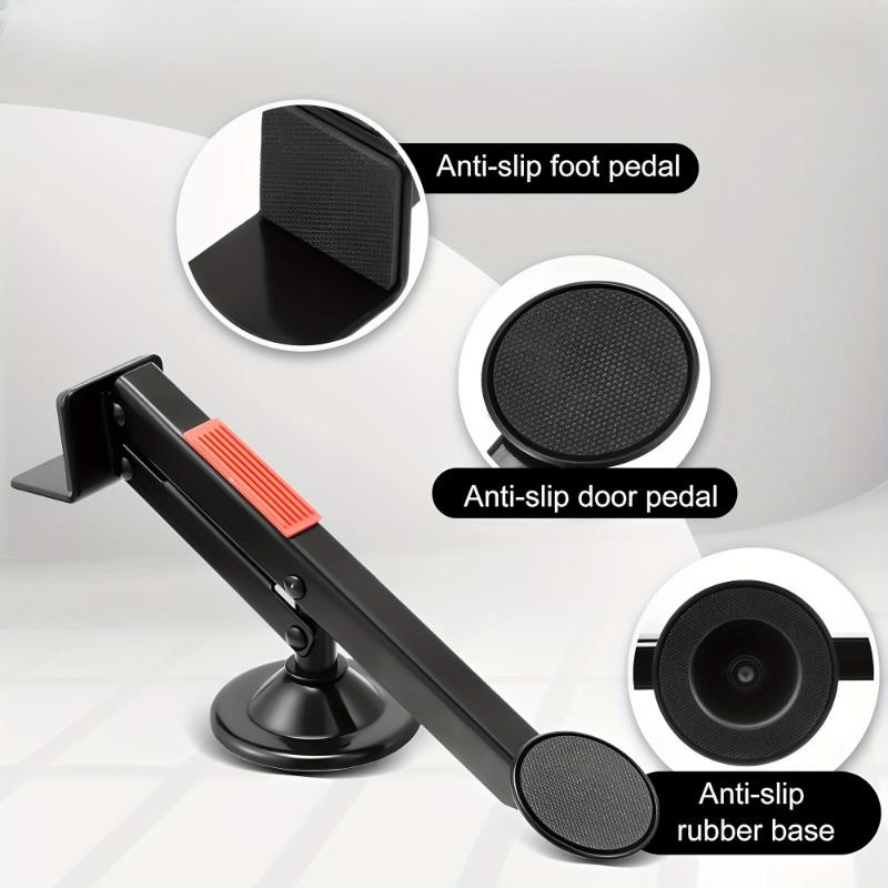 Allsome Подъемник для тяжелых металлических дверей с вращением на 360°, приводимый в действие рычагом, для упрощения установки двери
