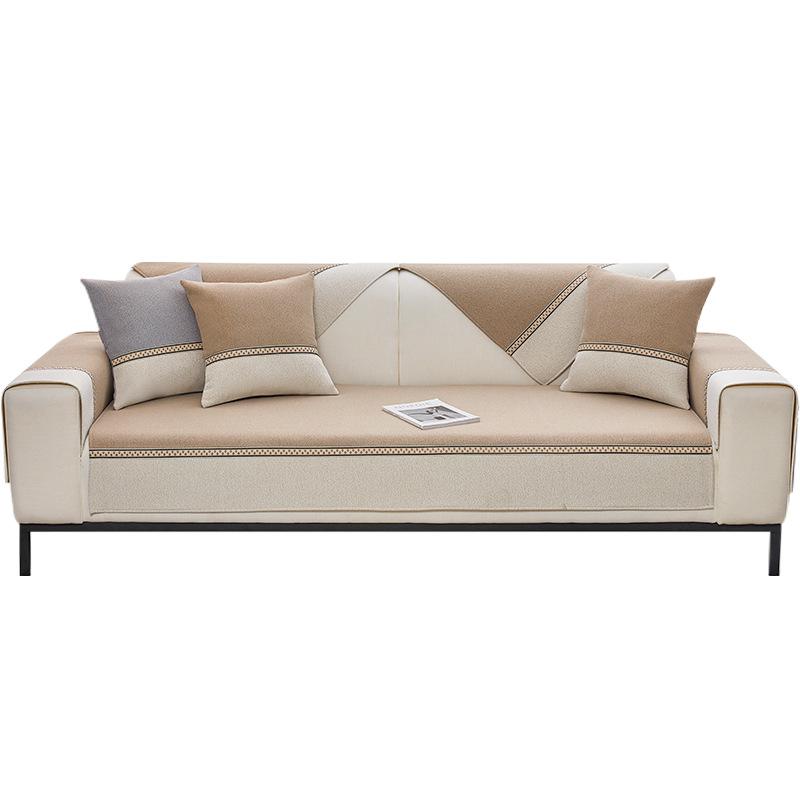 Подушка для дивана Simple Four Seasons Universal Sofa Slipcover All Wrapped Cover Cover Чехол для дивана из шенилловой ткани высокого качества с противоскользящим эффектом