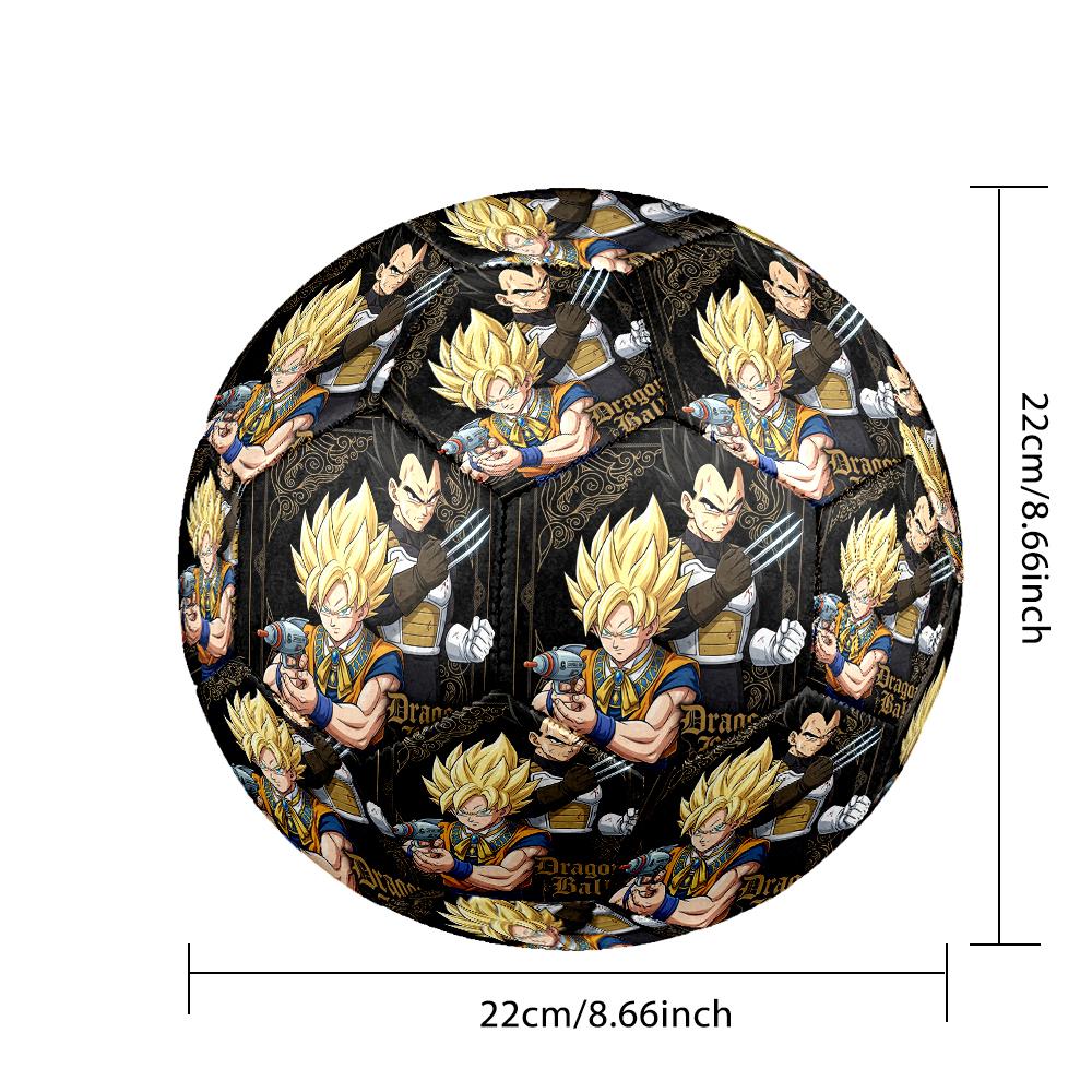 1pc Dragon Ball Z Football Soccer Ball Size 5 Indoor Soccer Ball Fashion Colorful Backyard Game -Great For Sports Fans Gift HE58