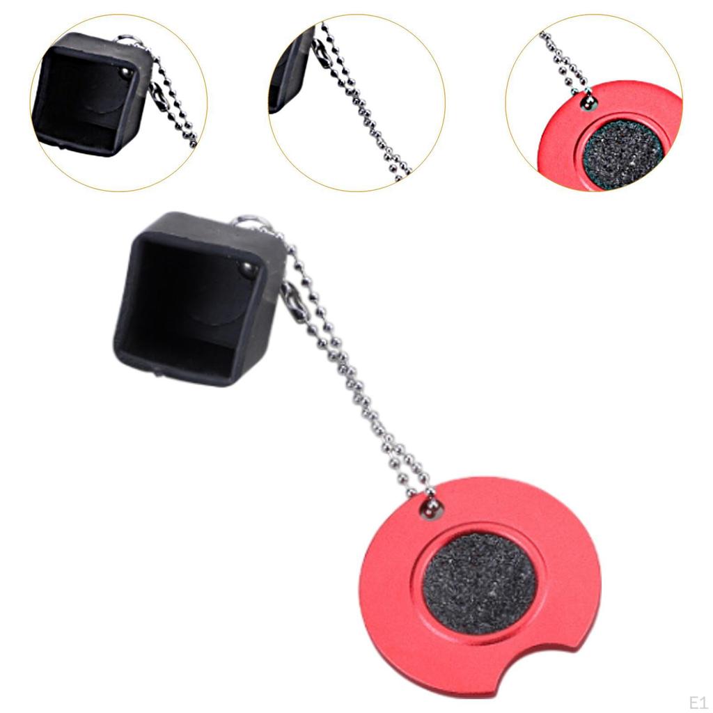 Billiard Chalk Storage Holder with Cue Shaper Billiards Care Tools Wearproof Clip for Pool