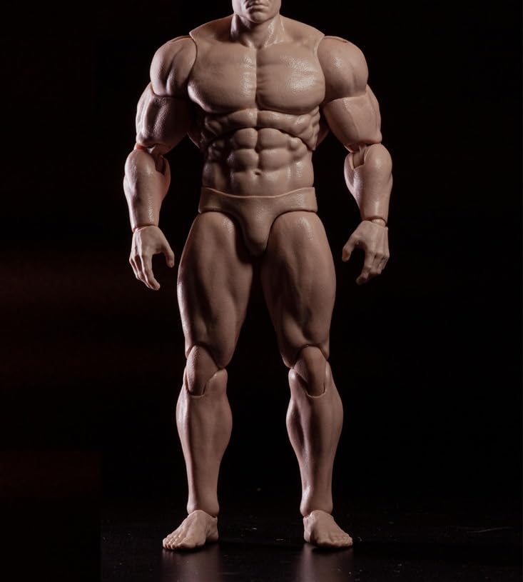 Toys & Hobbies [TOYBARJAPAN] 1/12 Scale Action Figure ADAM AD01 Manga-Style Muscle Man's Male Body