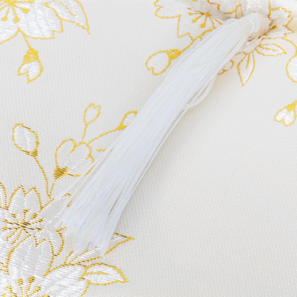 [Акадзава Асахи] Подушка для буддийского алтарного колокола с узором сакуры для домашнего использования (бежевый) (3 Размер)