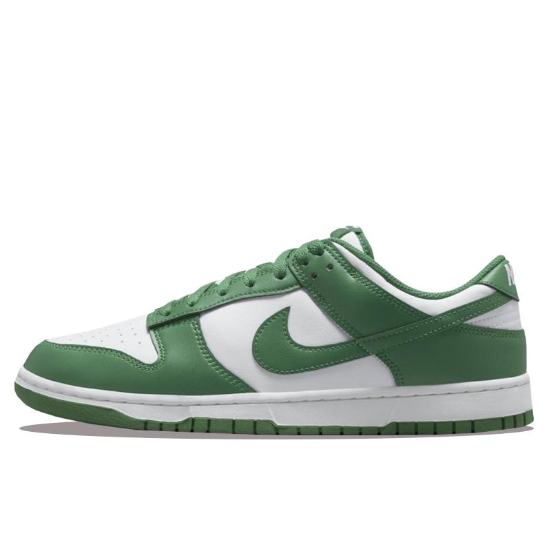 Nike Dunk Mint Star Trail Abrasion Resistant Low top Skateboard Shoes Unisex White Green HF5441-101(Team877-)