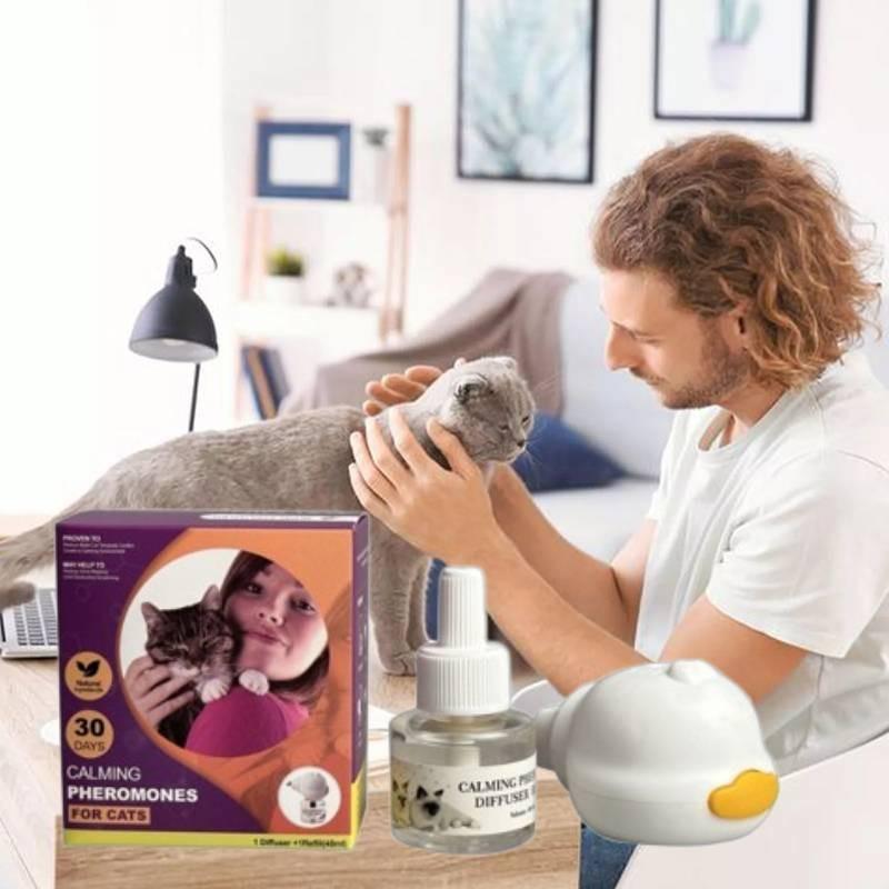 Феромон для диффузора Кошки Плагин Релаксанты Питомец Эмоциональный Комфорт Спрей Инструмент