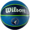 Wilson Мяч NBA Team Minnesota Timberwolves, унисекс, синий, баскетбольный
