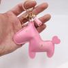 Pink Pony PU Leather Keychain and Bag Pendant - Year of the Horse Edition