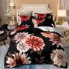 Новое мягкое одеяло/Doona/пододеяльник с цветочным принтом, комплект постельных принадлежностей королевского/королевского размера на День матери
