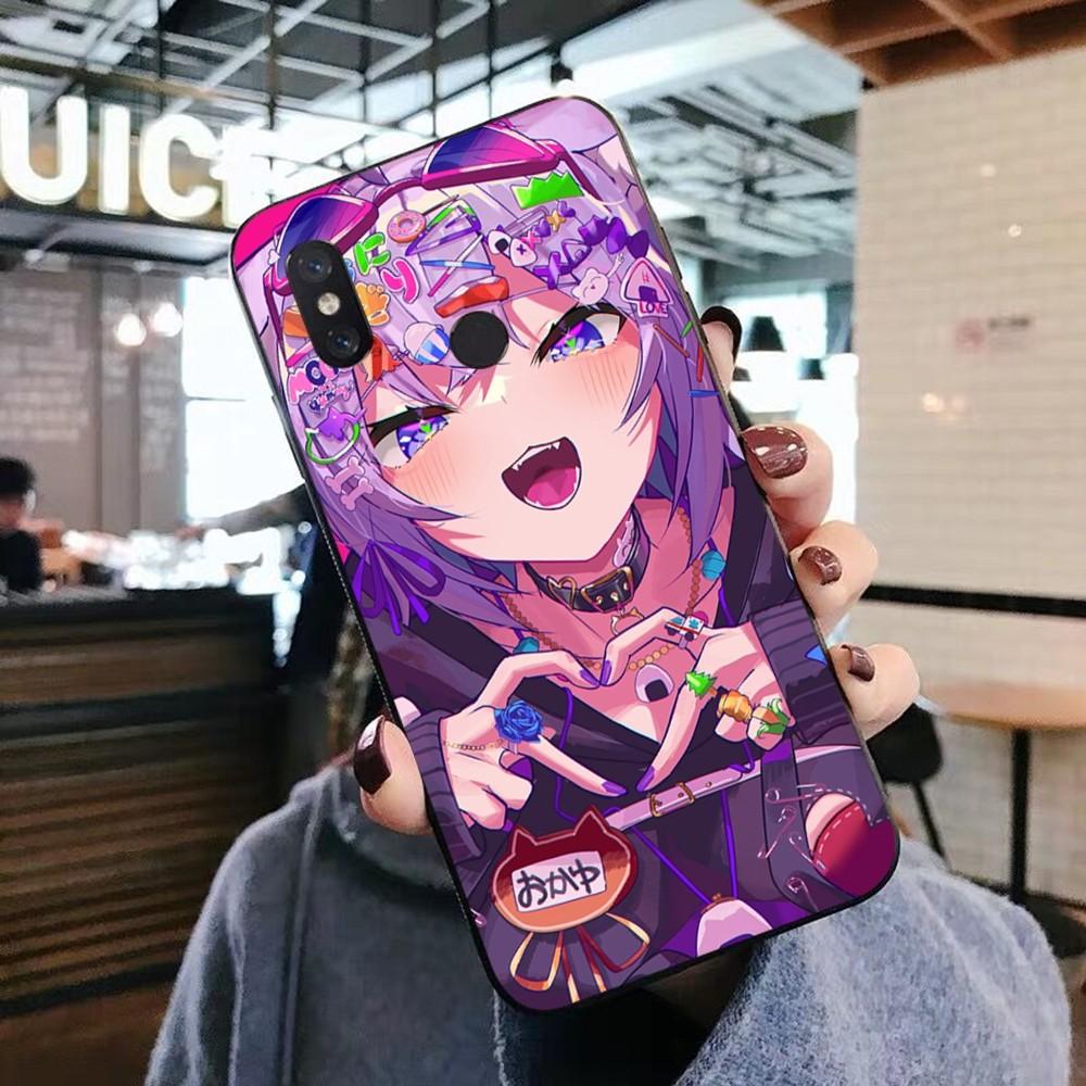Чехол для телефона Kawaii Nekomata Okayu для Xiaomi Mi 5X 8 9 10 11 12 lite pro 10T PocoX3pro PocoM3 Note 10 pro lite