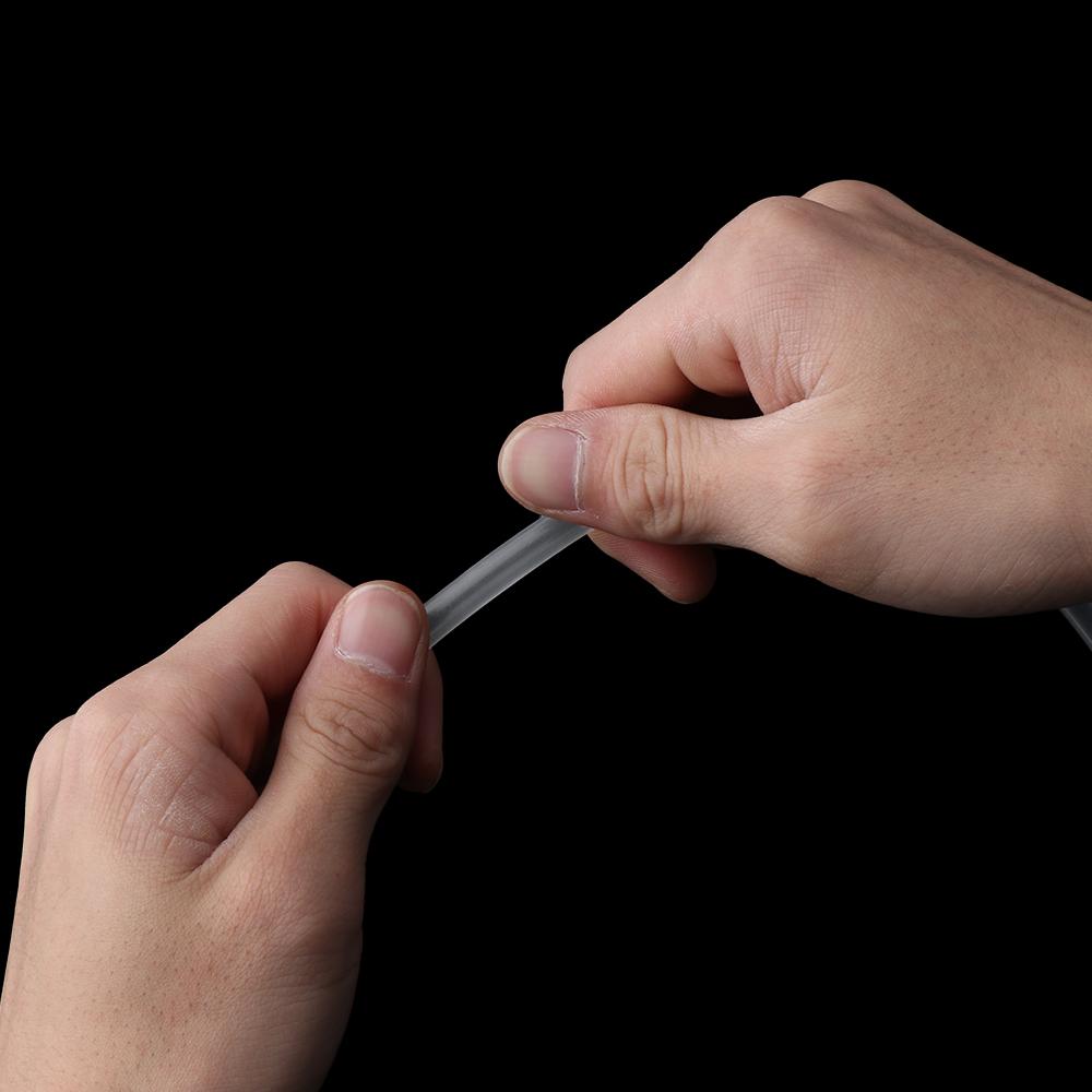 1M безопасная пищевая прозрачная мягкая резиновая силиконовая трубка полупрозрачный шланг