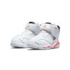 Детские кроссовки Air Jordan 6 Retro Little Flex TD Infrared White Infrared-23 Black CT4417-101