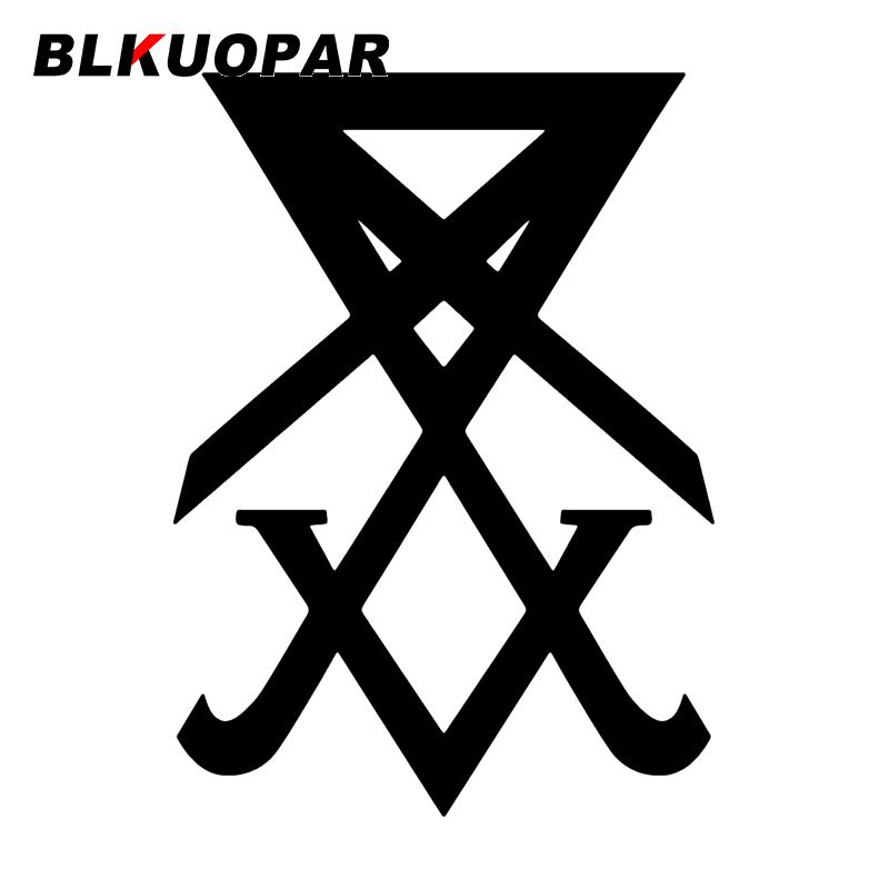 BLKUOPAR Библия Иисус Люцифер Сатана Ангел Демон Религиозная Икона Креативные Наклейки на Автомобиль Окна Багажник Шлем Наклейки Аксессуары для Фургона