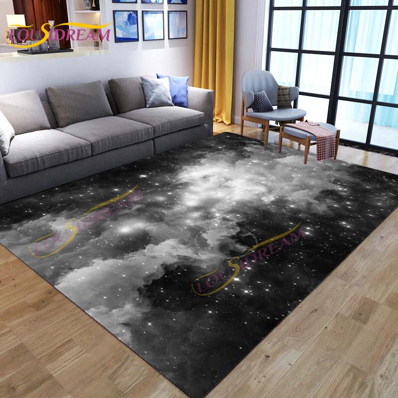 3D цветной космический коврик Galaxy ковер звездное небо ковер для гостиной спальня диван планета ковер детский игровой коврик напольный коврик домашний декор