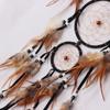 1PC Handmade Dream Catcher Creative Wall Decorations Wolf Pattern Indian Dreamcatcher Retro Feather Ornament Home Room Hanging Decor
