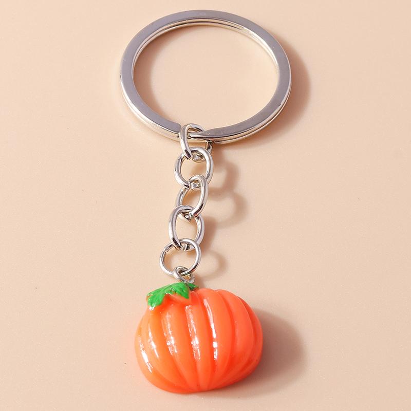 Cute Resin Simulation Food Keychain Cookies Chocolate Key Ring for Car Key Holder Handbag Pendant DIY Jewelry Gifts