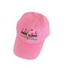 Atmosphere Floral Embroidery Baseball Cap Children Curved Brim Soft Top Big Head Circumference Showing Face Small Retro Cap Men