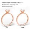 8 Pieces Invisible Ring Size Adjusters Invisible Clip Guard Resizer Clear Guard Ring Sizer Fit for Man Woman Loose Ring