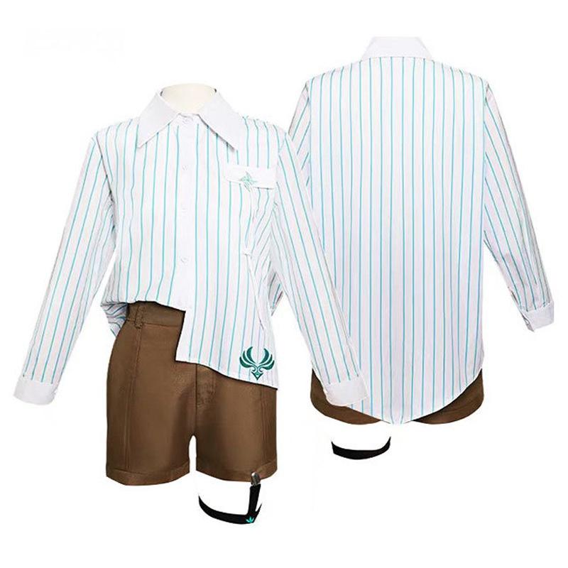 Венди Genshin Impact Праздничная Повседневная Одежда для Ролевых Игр Украшение на Грудь