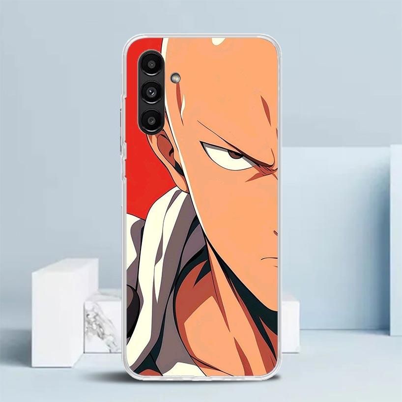 One P-Punch-Man Saitama King Phone Case For Samsung Galaxy A17 A37 A57 A16 A15 A14 A13 A56 A55 A54 A53 A36 A35 A34 A33 A26 A25 A