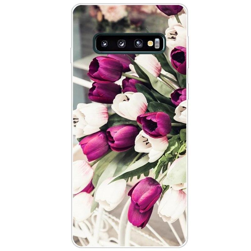 Новейший чехол из ТПУ с принтом для Samsung Galaxy S10 S10 + чехол для телефона Samsung S10 Plus S10e, задняя крышка, бампер Fundas Coque
