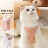 Korean Version of Autumn and Winter Cat Cute Bear Teddy Vest Vest Vest Set Medium and Small Dog Dog Pet Clothes