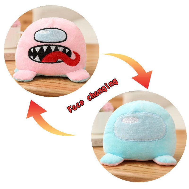 Reversible Side Double Stuffed Toy Kids Kawaii Animal Cute Plush Doll