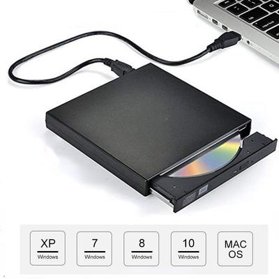 Тонкий портативный USB 2,0/3,0 внешний оптический привод DVD CD/DVD-ROM CD/DVD-RW плеер записывающее устройство для ноутбука/настольного компьютера/ПК