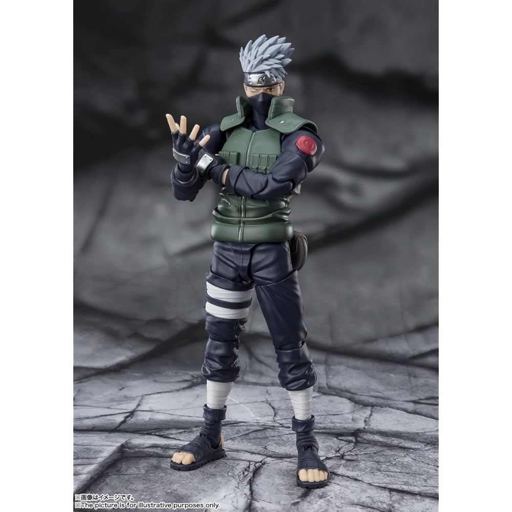 НАРОДЫ ТАМАШИИ SH. Фигурка Наруто Какаши Герой Figuarts 160 мм ABS ПВХ Раскрашенная Сочлененная Коллекционная