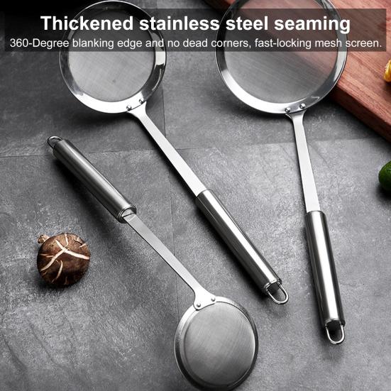 Ложка для масляного фильтра Нержавеющая сталь Быстрая фильтрация Удаление влаги Эргономичный дизайн с подвесным отверстием Термостойкий сливной совок