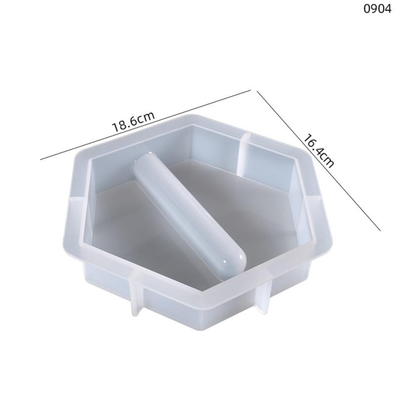 Силиконовая форма для литья смолы с пробирками для гидропоники/цветов, домашнего офиса, рабочего стола