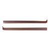 For Tesla Model 3/Y/YL 2023-26+ Real Carbon Fiber Car Center Console Dashboard Air Vent Strip Cover Protective Car Accessories