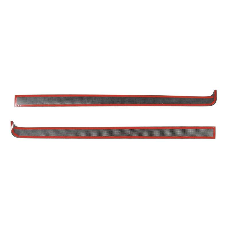 For Tesla Model 3/Y/YL 2023-26+ Real Carbon Fiber Car Center Console Dashboard Air Vent Strip Cover Protective Car Accessories