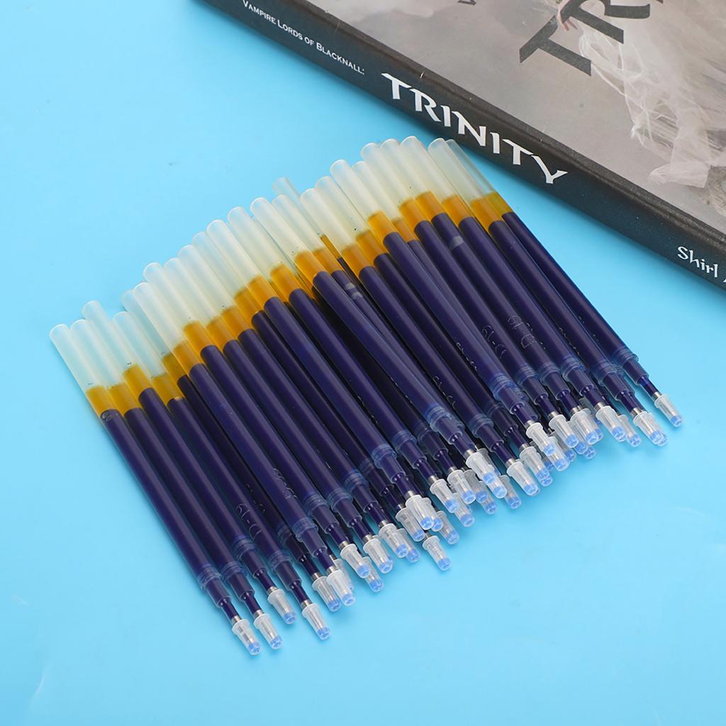100PCs Fabric Marker Pen Refill Clothing Accessory Tailor Tools for High Temperature FadeBlue