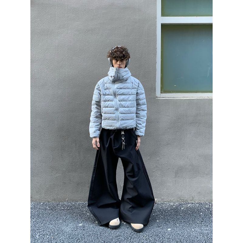 Капуста Кола Зима Простой Худи Клинфит В рубчик Пуховик Легкий Теплый Хлопковый Пуховик для Пар