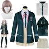 Anime Danganronpa: Trigger Happy Havoc Nanami ChiaKi Cosplay Shirts Tops Skirts Wig Uniform Set Halloween Carnival Costumes
