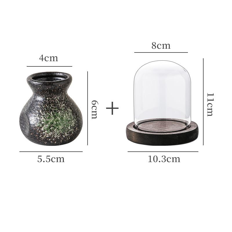 Высококачественная керамическая коробка для зубочисток, ретро-контейнер для хранения ватных палочек, стеклянная крышка, простой домашний кухонный настольный держатель для зубочисток, диспенсеры