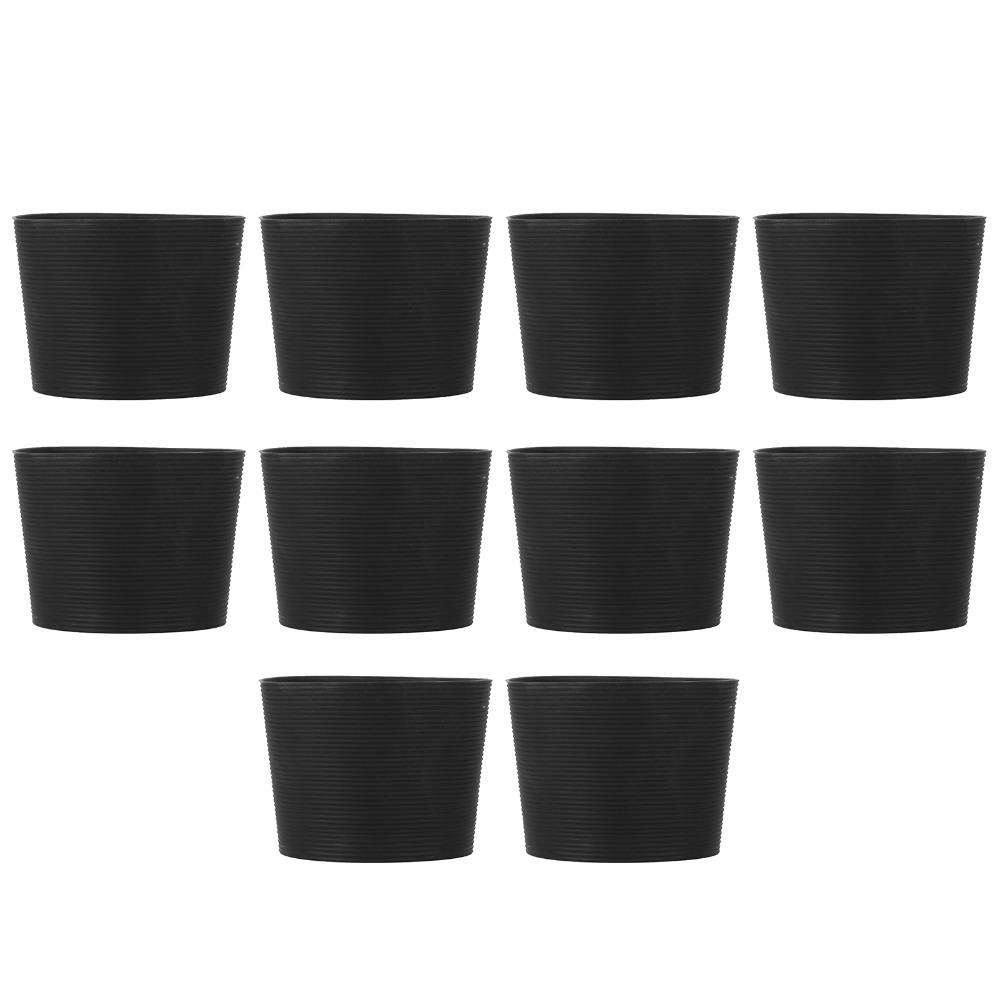 10pcs Non-Slip Design Silicone Cup Sleeve Silicone Material Heat Resistant Sleeve Outgoing