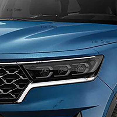 Для KIA SORENTO Наружная Передняя Лампа Черная Антицарапающая Пленка Аксессуары Фара Прозрачные Защитные Пленки Золотая Наклейка
