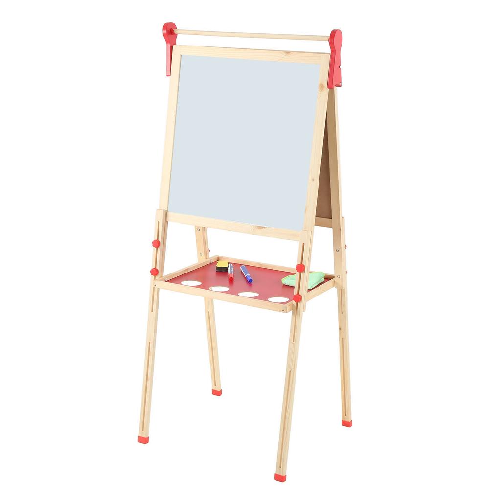 Детский мольберт кронштейн типа 4 слоя утолщенная доска для рисования без пыли подъемный деревянный мольберт для детского искусства