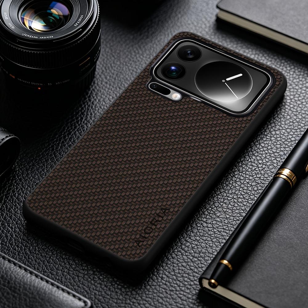 Чехол для телефона: Новый стильный чехол в стиле Business Casual для телефона Xiaomi 17T Pro 17 Pro Max Ultra, искусственная карбоновая кожа, синтетическая кожа, чехол для телефона