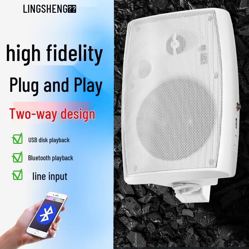 Lingsheng MP3-620 Wall-Mounted Active Speaker (CN version)