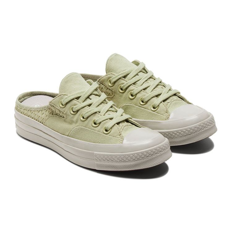 Converse Кеды Chuck 70 Mule Retro с низким верхом из парусины Унисекс зеленые A01195C