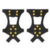 10 Studs AntiSkid Snow Ice Climbing Shoe Spikes Ice Grips Cleats Crampons Shoes Cover(Crampon Non