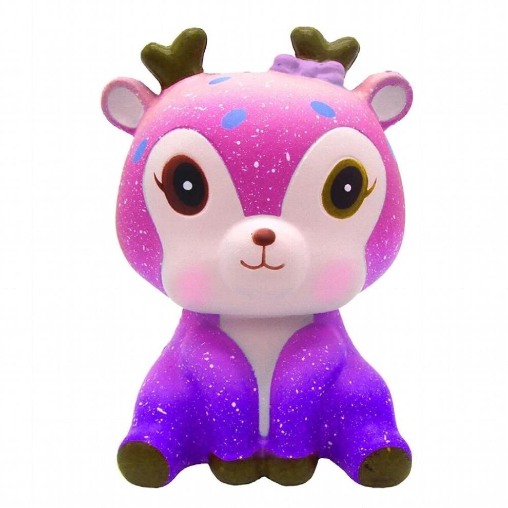 Simulation Dog Cartoon Squeeze Toys Smile Face Squishy Slow Rising Anti-strss Photo Props Squeeze Squishy Gift
