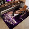 Singer Design Area Rug Personalized Name- Non-Slip, Soft & Cozy Floor Mat for Living Room, Office - Indoor/Outdoor Carpet