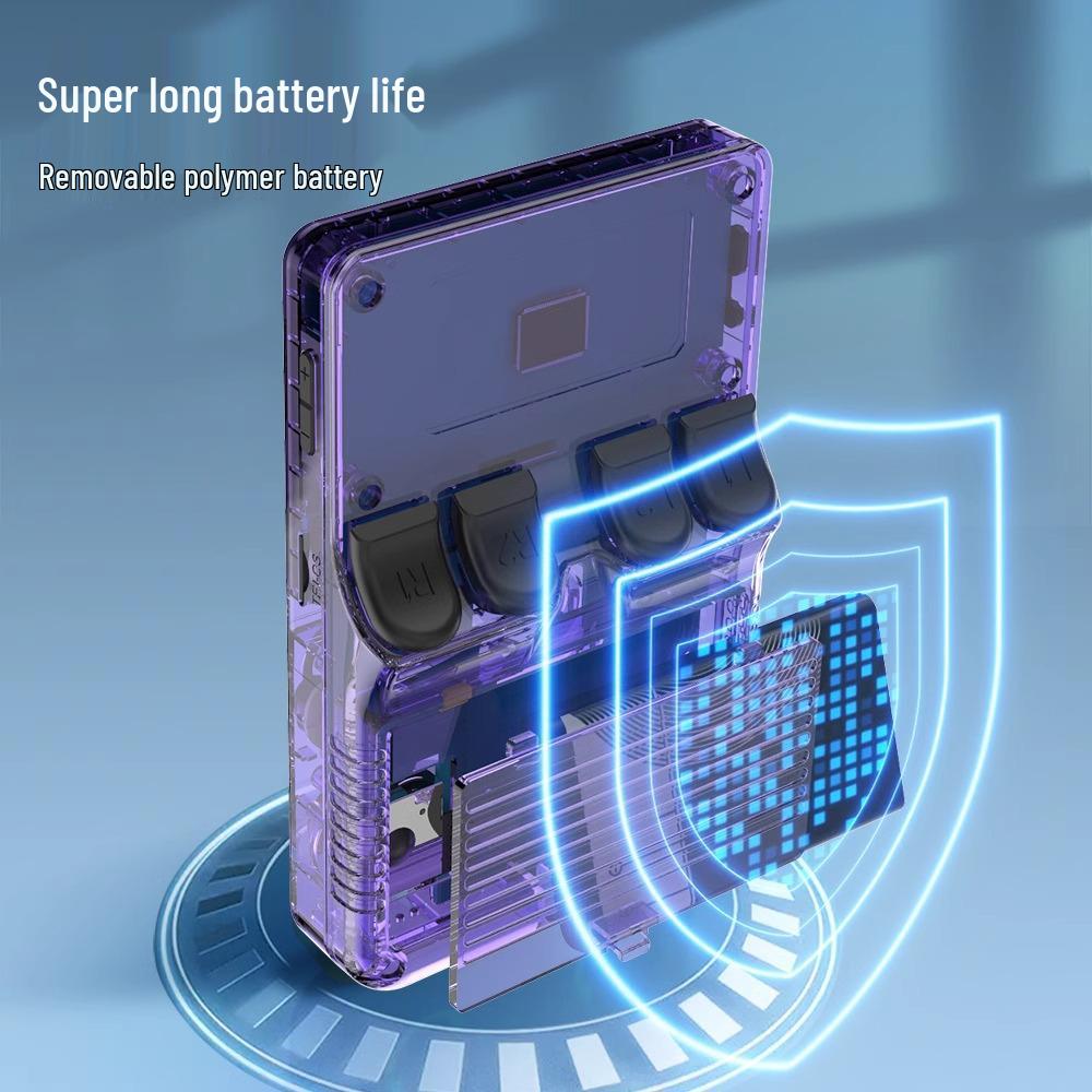 Портативная игровая консоль R36S: Эмулятор HD PSP и GBA с двойным джойстиком для аркадных игр и King of Fighters.
